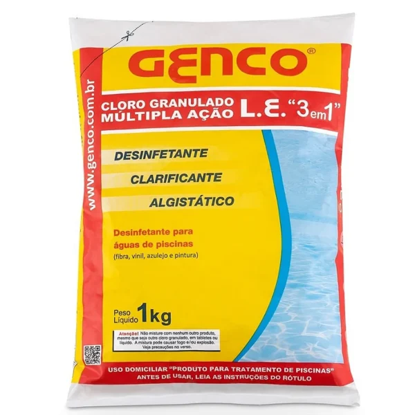 CLORO 3 EM 1 (593) 1KG - GENCO